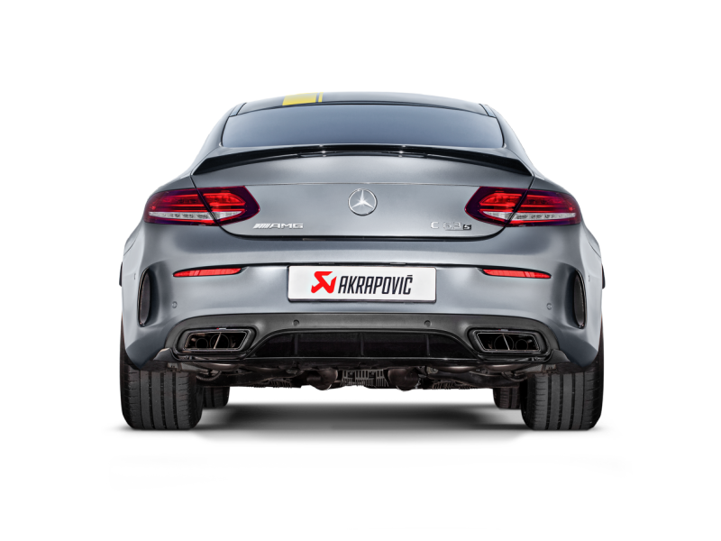 Akrapovic 16-17 AMG C63 Coupe Evolution Line Cat Back (Titanium) w/ Carbon Tips (Req. Link Pipe) MTP-ME/T/3H