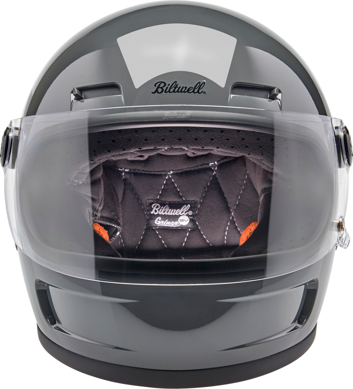 BILTWELL Gringo SV Helmet - Gloss Storm Gray - Medium 1006-109-503