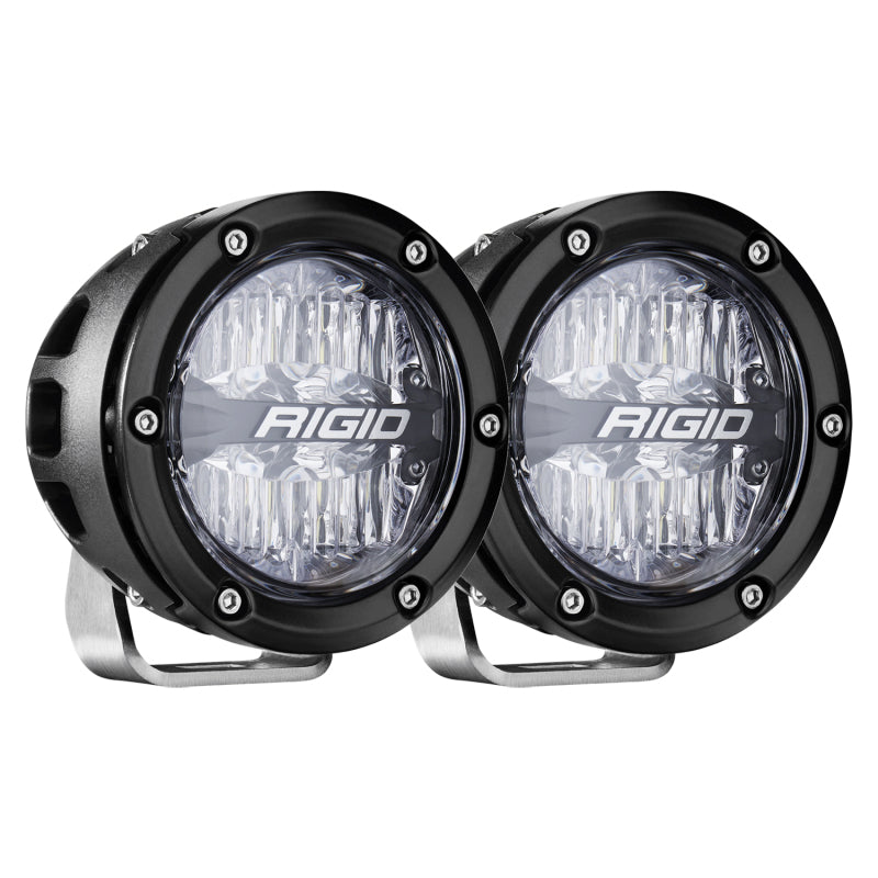 Rigid Industries 360-Series 4in LED Off-Road Drive Beam - RGBW (Pair) 36401