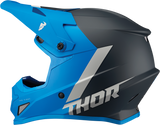 THOR Sector Helmet - Chev - Blue/Light Gray - Medium 0110-7330