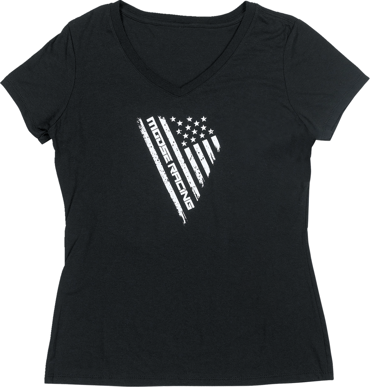 MOOSE RACING Women's Salute T-Shirt - Black - Small 3031-4166