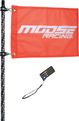 MOOSE RACING 3' Whip Light - RGB - Black - Chase SB-CHSBTR-131PU