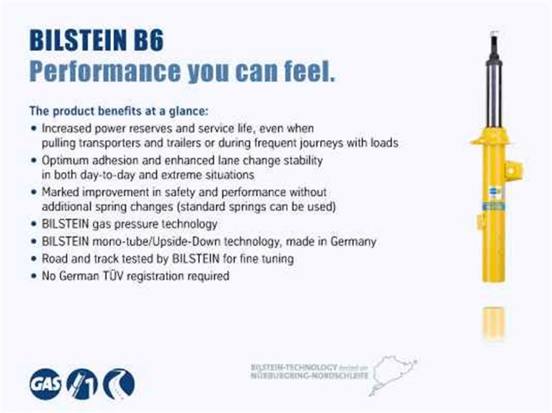 Bilstein B6 (HD) Series 95-97 Freightliner Oshkosh X-Line 46mm Front Monotube Shock Absorber