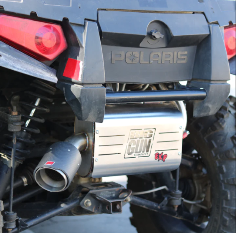 Big Gun 09-14 Polaris SPORTSMAN 550 XP/HO/EPS/EFI Explorer Series Slip On Exhaust 15-7612