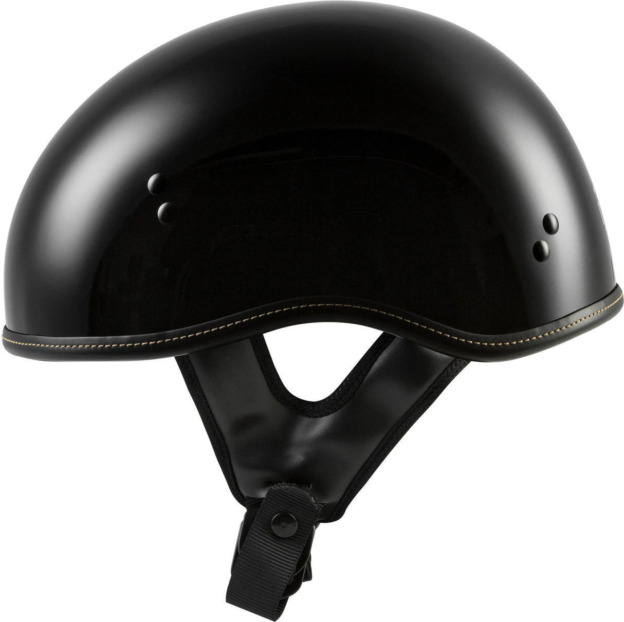 HIGHWAY 21 .357 Solid Half Helmet Gloss Black 2x F77-11002X