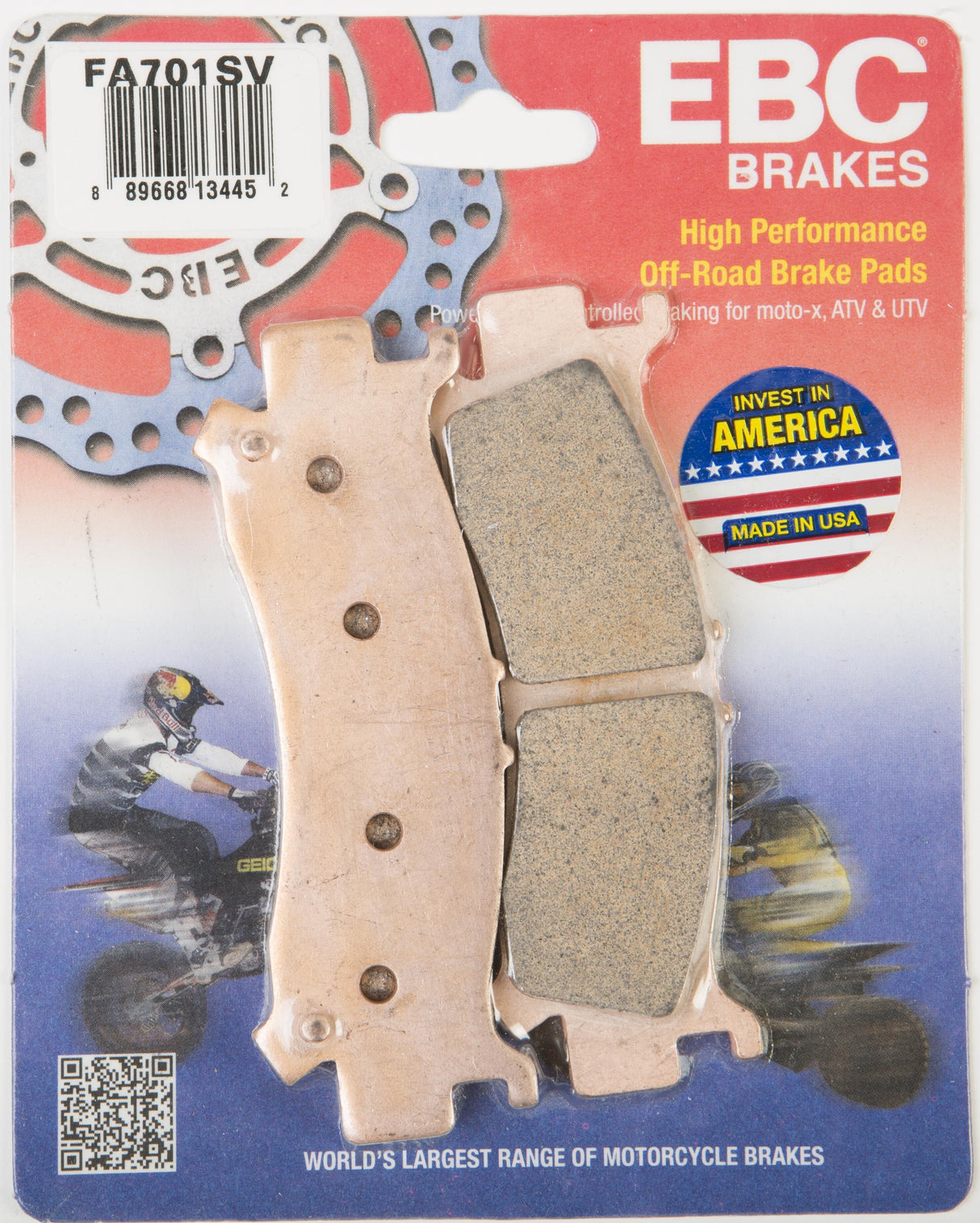 EBC Brake Pads Fa701sv Severe Duty Sv Series FA701SV