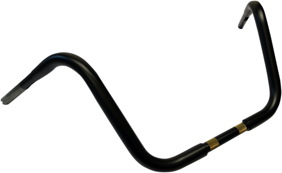 DRAG SPECIALTIES Handlebar - Buffalo Ape - 12" - TBW - Flat Black 0601-3506