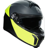 AGV Tourmodular Helmet - Balance - Black/Yellow Fluo/Gray - Small 211251F2OY00110