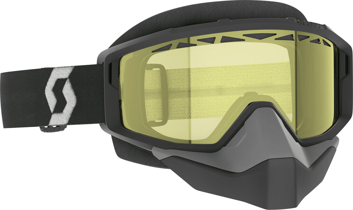 SCOTT Primal Snowcross Goggle Black/White Yellow Lens 278606-1007029