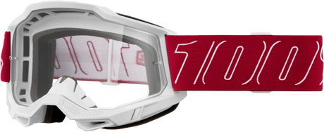 Accuri 2 Goggle Redline Clear Lens