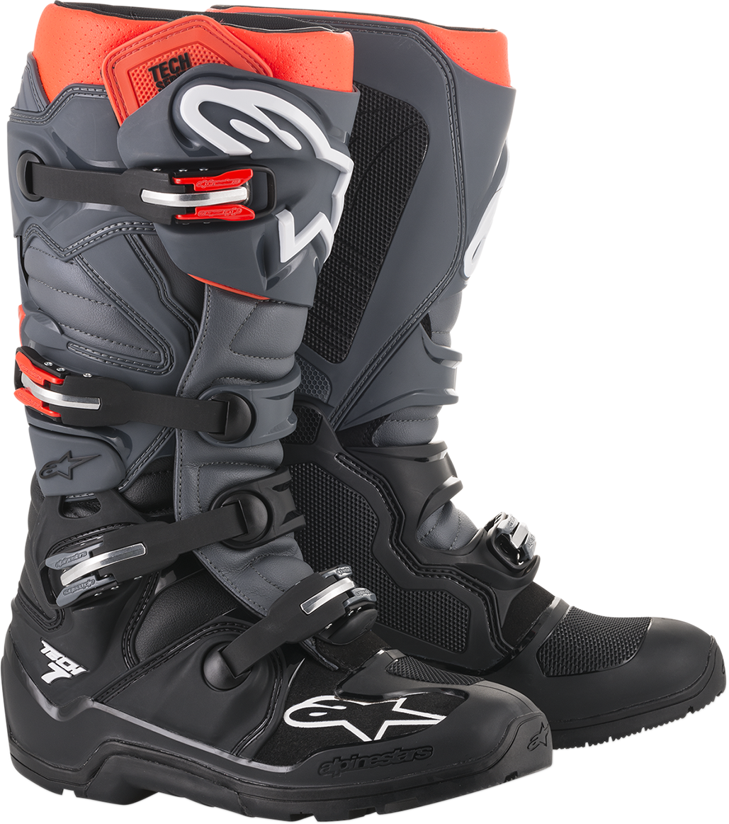 ALPINESTARS Tech 7 Enduro Boots - Black/Gray - US 8 201211411338