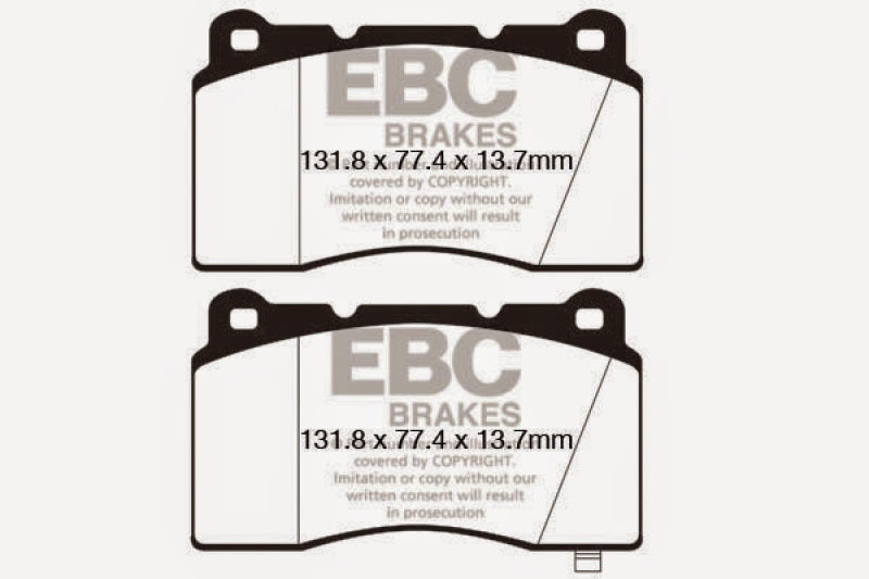 EBC 09+ Hyundai Genesis Coupe 2.0 Turbo (Brembo) Bluestuff Front Brake Pads DP52147NDX