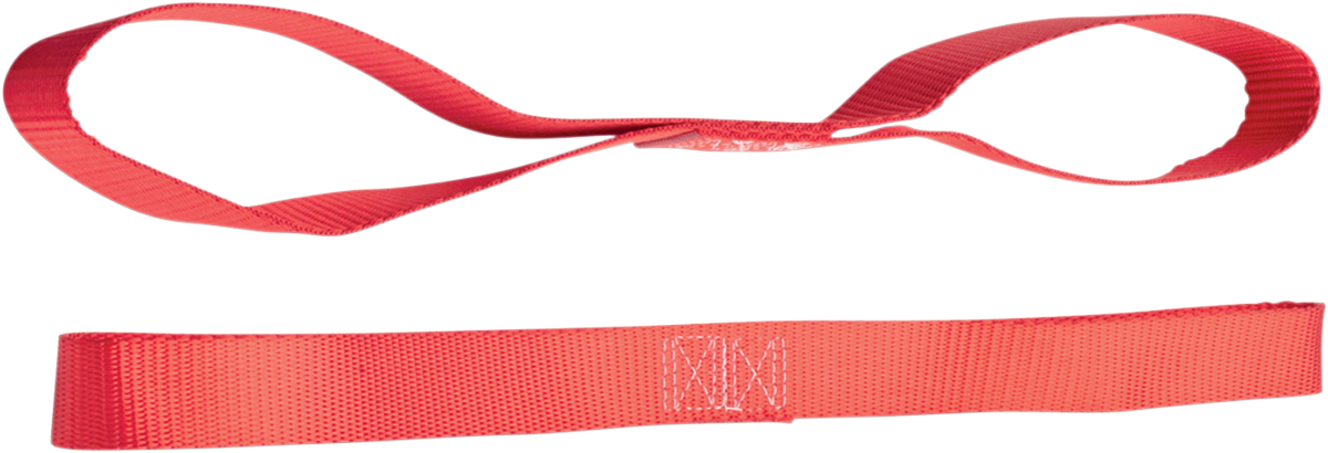 MOOSE RACING Soft-Tye - 1" x 18" - Red 3920-0308