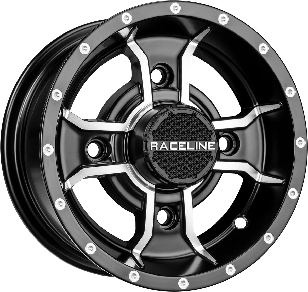 RACELINE Mamba Sport Wheel 10x5 4/144 3+2 Blk/Machined A7710514-32