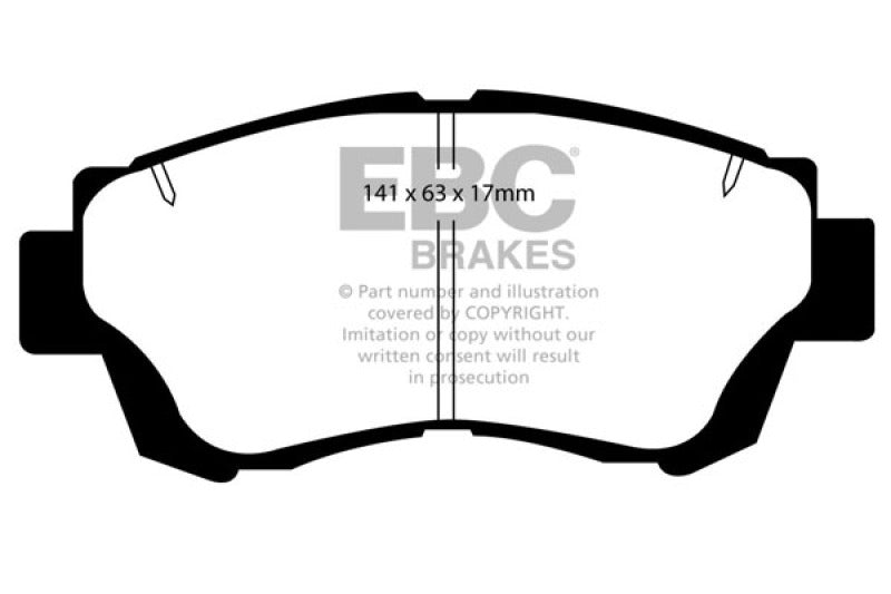 EBC 92-96 Lexus ES300 3.0 Yellowstuff Front Brake Pads DP4874R
