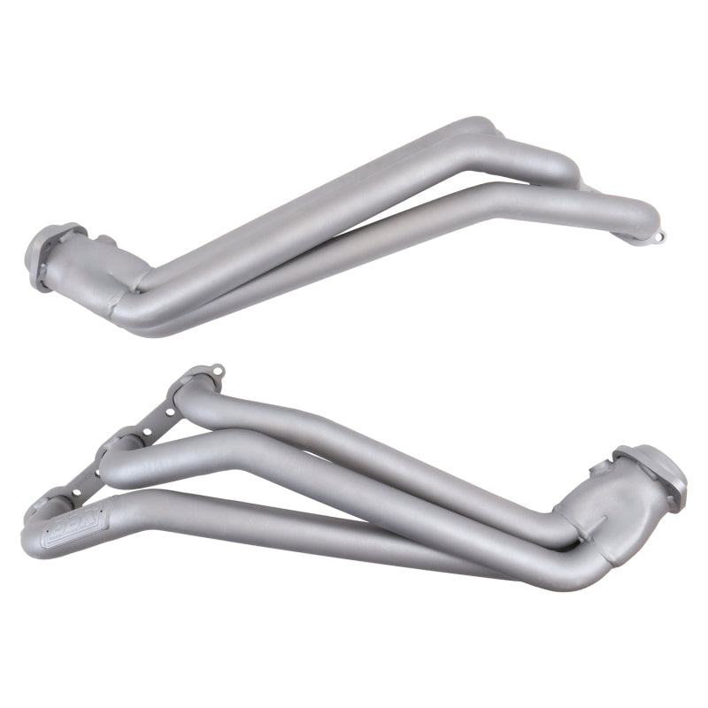 BBK 05-10 Dodge Challenger V6 Long Tube Exhaust Headers And Y Pipe And Converters - 1-5/8 Chrome 4055