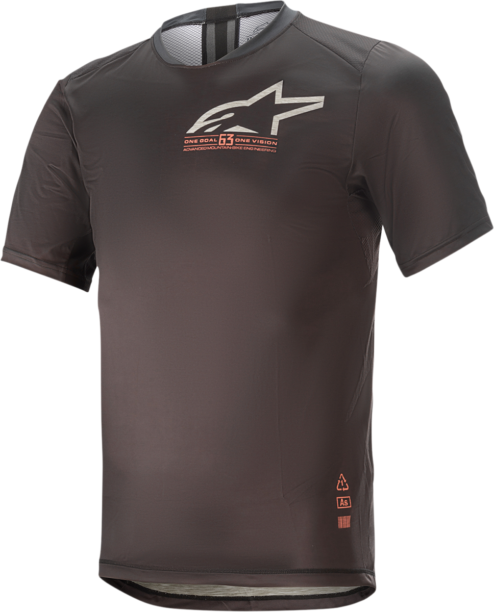 ALPINESTARS Alps 6.0 V2 Jersey - Short-Sleeve - Black/Coral - 2XL 1763921-1793-2X