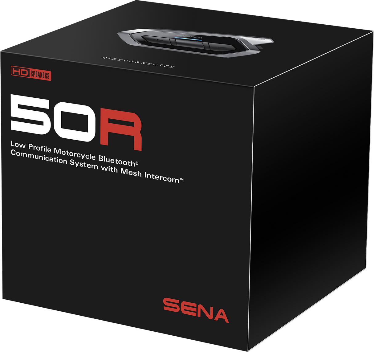 SENA 50r Hd Bluetooth Comm System With Mesh Intercom Single 50R-02