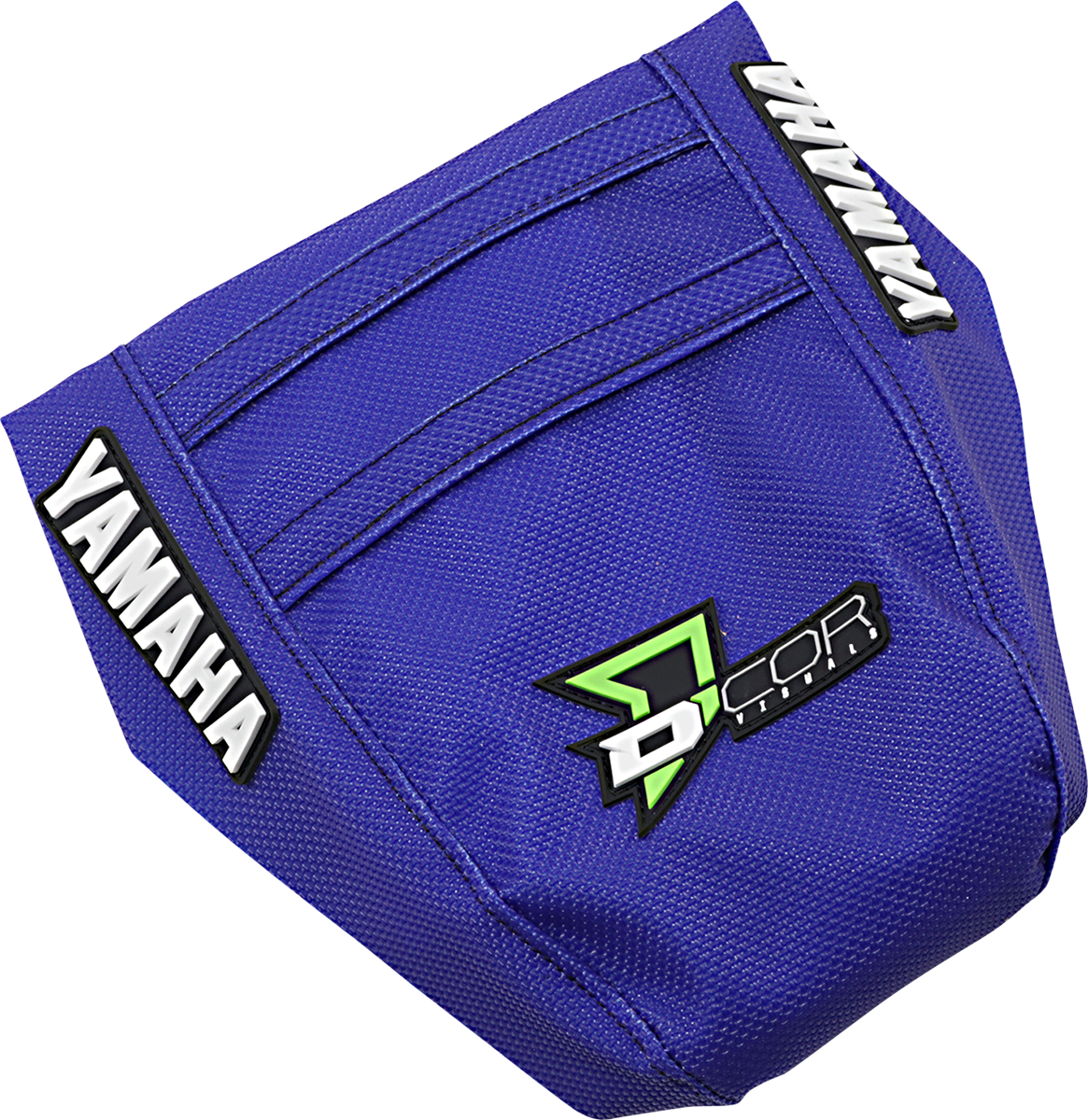 D'COR VISUALS Seat Cover - Black/Green/Blue - YZ '02-'21 30-50-132