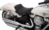 DRAG SPECIALTIES EZ-Solo Seat - Smooth - Vinyl - FLFB/S '18-'22 ACT EZ-ON MOUNT STYLE 0802-1183