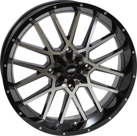 ITP Wheel - Hurricane - Front/Rear - Black Machined - 20x6.5 - 4/156 - 4+2.5 (+10 mm) 2022518546B