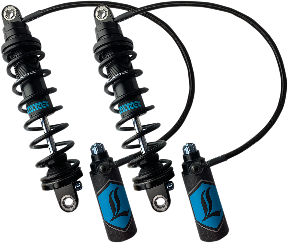 LEGEND SUSPENSION REVO ARC Remote Reservoir Shocks - Standard - Black - 13" - '99-'08 FL 1310-1878