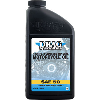 DRAG SPECIALTIES OIL Engine Oil - SAE 50 - 1 U.S. quart 198922