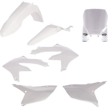 CYCRA 5 Piece Replica Body Kit - White - YZ 250F | 450F/FX 2023-2024   1CYC-9435-42