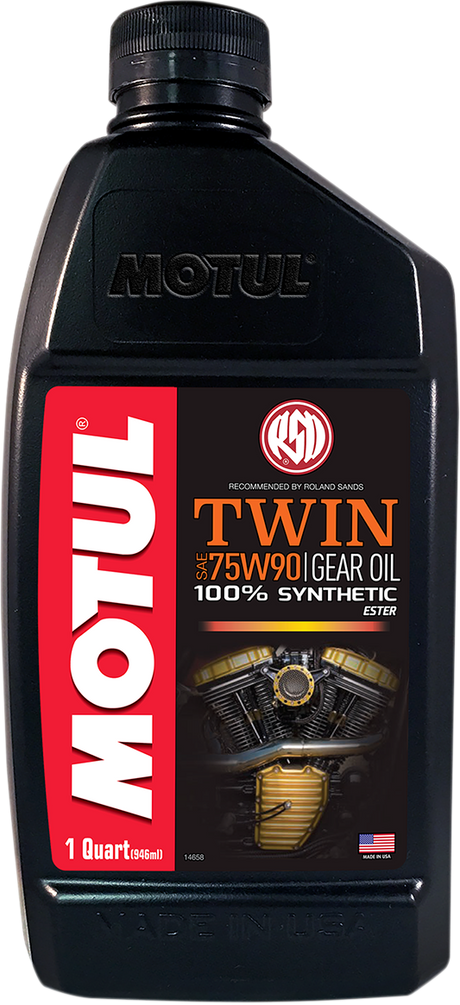 MOTUL V-Twin Synthetic Gear Oil - 75W-90 - 1 U.S. quart 108064