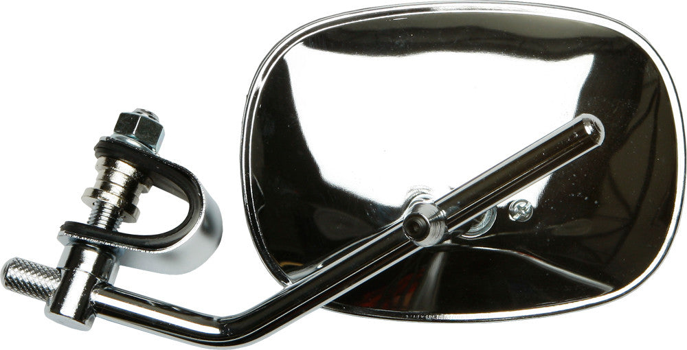 EMGO Harley Style Mirror 10mm 3/4" 7/8" 1" Clamp 20-49800