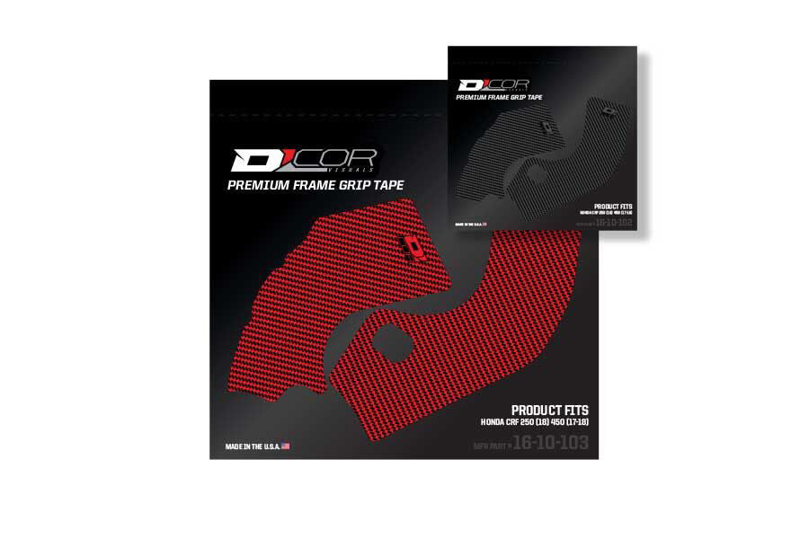 D-COR Frame Grip Guard Decal Red 16-10-103