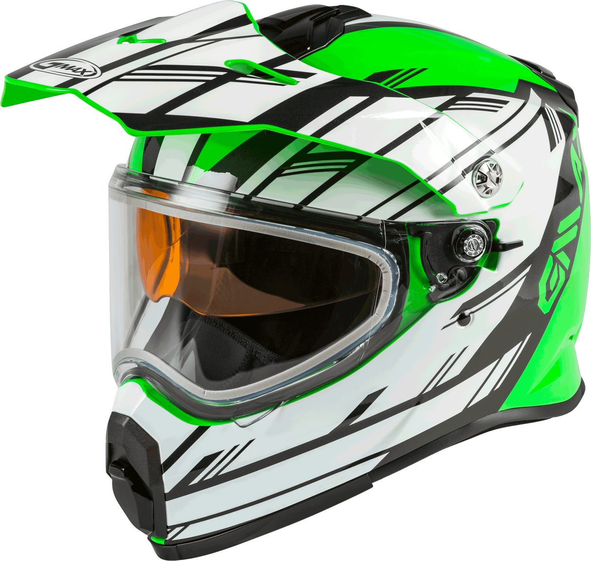 GMAX At-21s Adventure Epic Snow Helmet Green/White/Black Xs G2211053