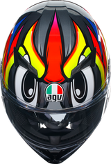 AGV K3 Helmet - Birdy 2.0 - Gray/Yellow/Red - XL 2118381004012XL