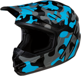 Z1R Youth Rise Helmet - Camo - Blue - Large 0111-1269