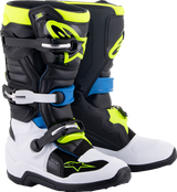 ALPINESTARS Youth Tech 7S Boots - Black/Blue/Yellow - US 4 2015017-1795-4