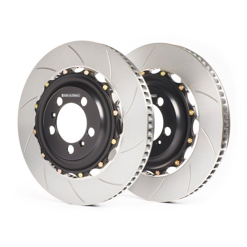 GiroDisc Chevrolet Corvette Z06 (C8 w/Z07 CCM / Use Iron R Pad Shape) Slotted Front Rotors