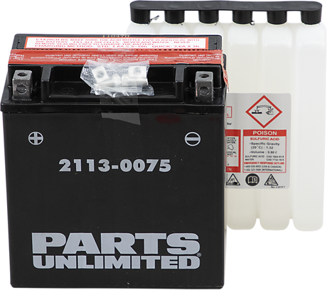 Parts Unlimited Agm Battery - Ytx20chbs .80 L Ctx20ch-Bs