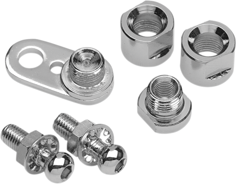 DRAG SPECIALTIES Turn Signal Swivel Kit - Chrome 20-0383