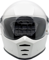 BILTWELL Lane Splitter Helmet - Gloss White - Medium 1004-104-103