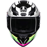 AGV Helmet K1 S Punkpulse Black/Purple/Lime Sm 2118394018-071-S