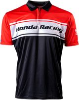 FACTORY EFFEX Honda Team Pit Shirt - Red/Black - Large 23-85304