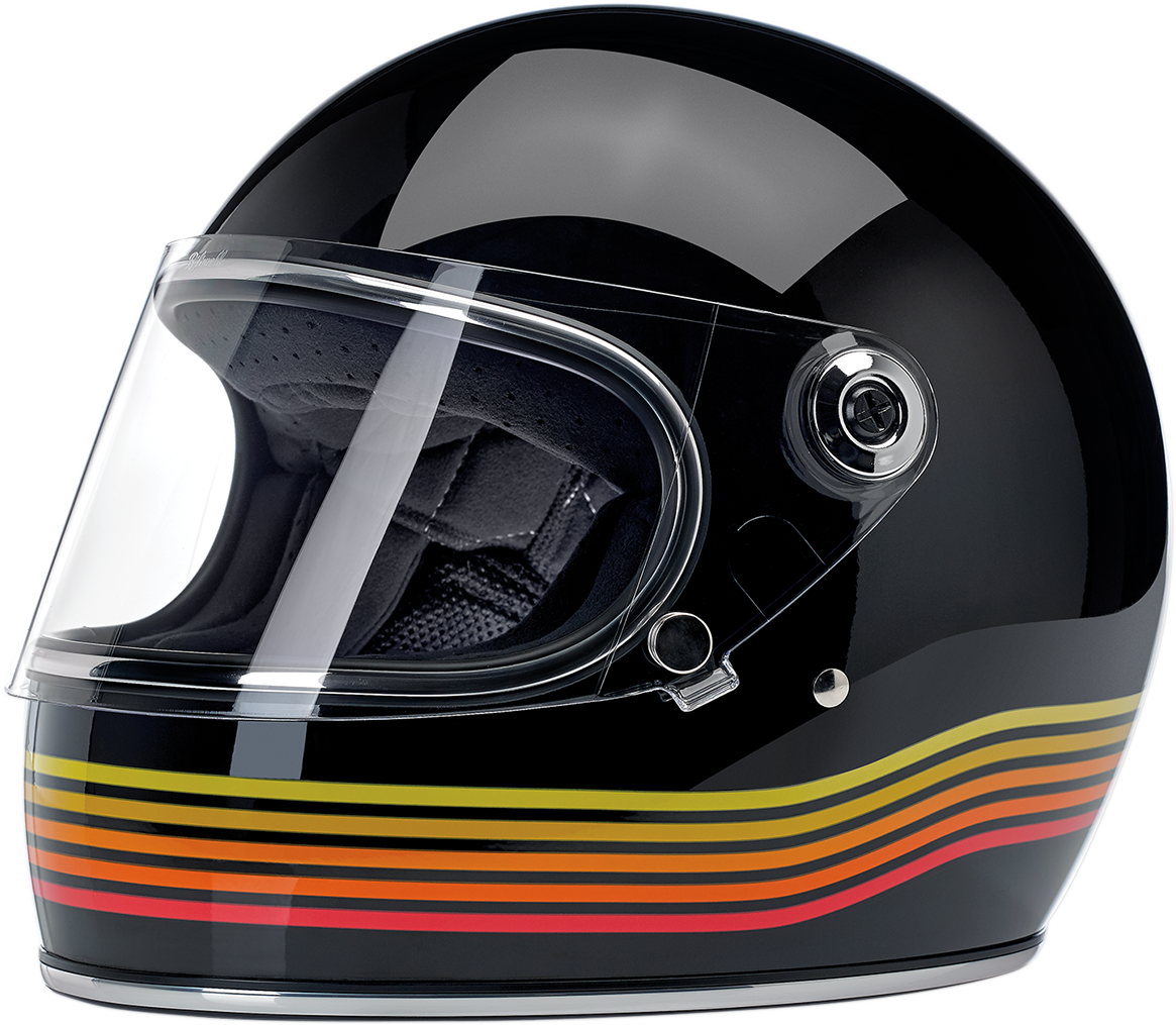 BILTWELL Gringo S Helmet - Gloss Black Spectrum - Medium 1003-536-103