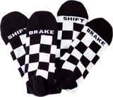 FMF Checker Socks - 2 pack - One Size HO20194902AST 3431-0685