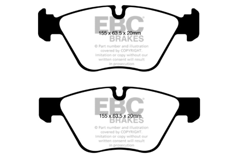 EBC 08-10 BMW 128 3.0 Yellowstuff Front Brake Pads DP41600R