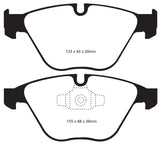 EBC 13+ BMW X1 2.0 Turbo (28i) Redstuff Front Brake Pads DP31512C