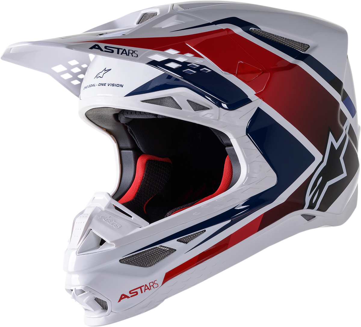 ALPINESTARS Supertech M10 Helmet - Meta 2 - MIPS® - White/Red/Blue - 2XL 8300422-2378-2X