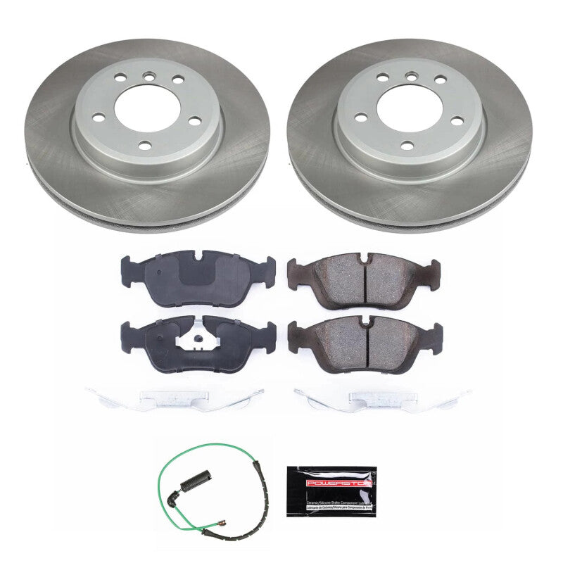 Power Stop 01-05 BMW 325xi Front Semi-Coated Rotor Kit