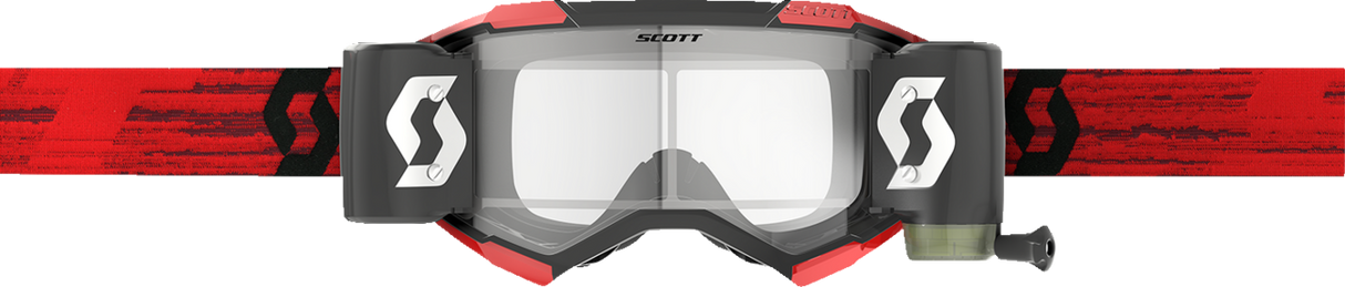 SCOTT Fury WFS Goggles - Dark Red - Clear Works 278596-0084113