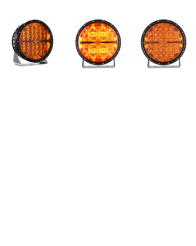 Rigid Industries 360-Series 9in LED Off-Road Spot Beam - Amber 36522