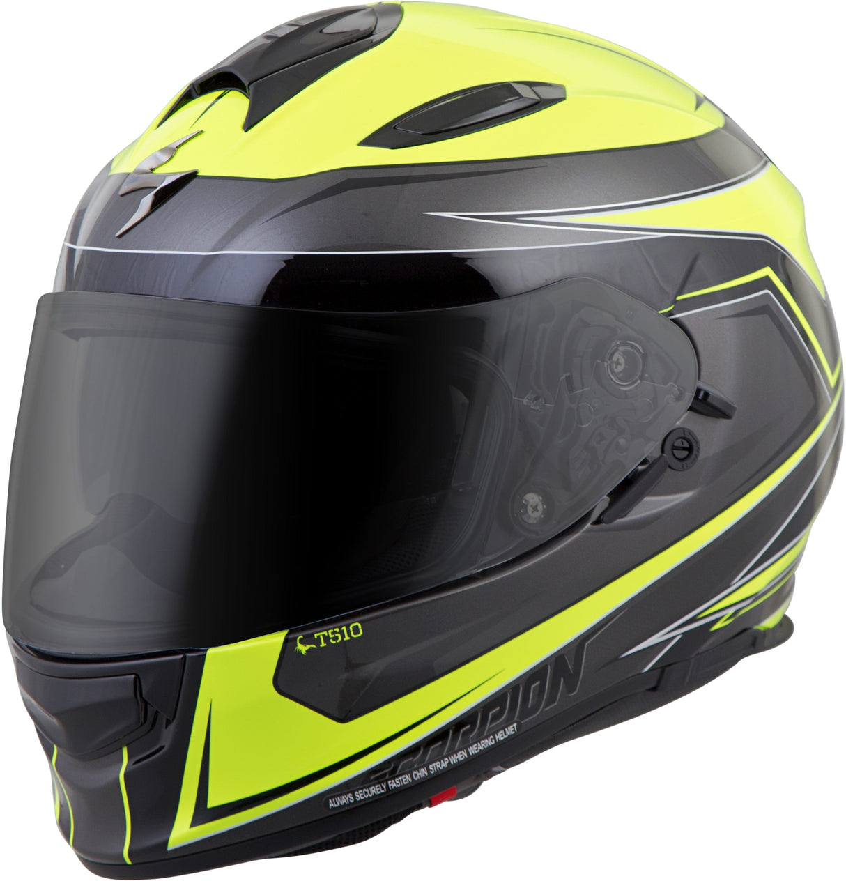 SCORPION EXO Exo-T510 Full-Face Helmet Tarmac Neon/Black Xl T51-1016